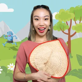 Timun Mas the Golden Cucumber Girl